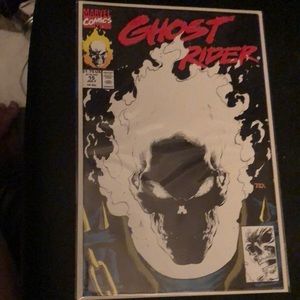 Glow in the dark black cover ghost rider comic